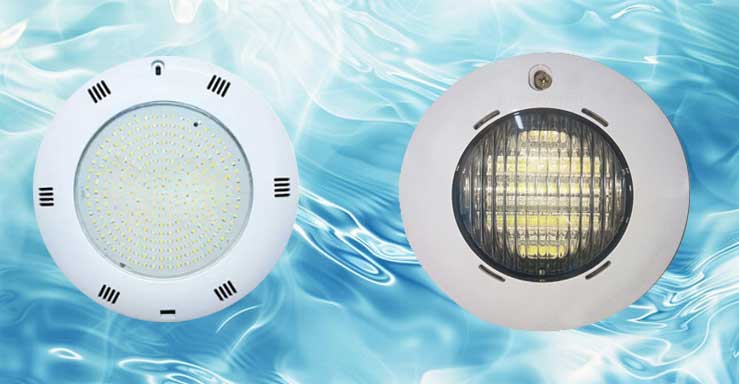 reflectores para piscinas